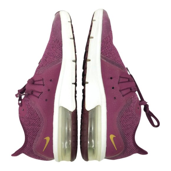 Nike Air Max Sequent 3 GS Big Kids US 7Y EU 40 922885-600 Bordeaux Metallic Gold - Picture 11 of 16